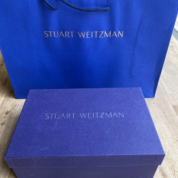 Stuart Weitzman Pompom Suede Sandals Size 5.5 - Picture 7 of 13